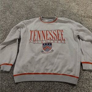Vintage University of Tennessee Volunteers Crewneck Sweater - Gray and Orange